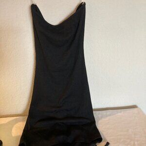 Fiesta Black Mini Dress – Halter Neck, Like New, S